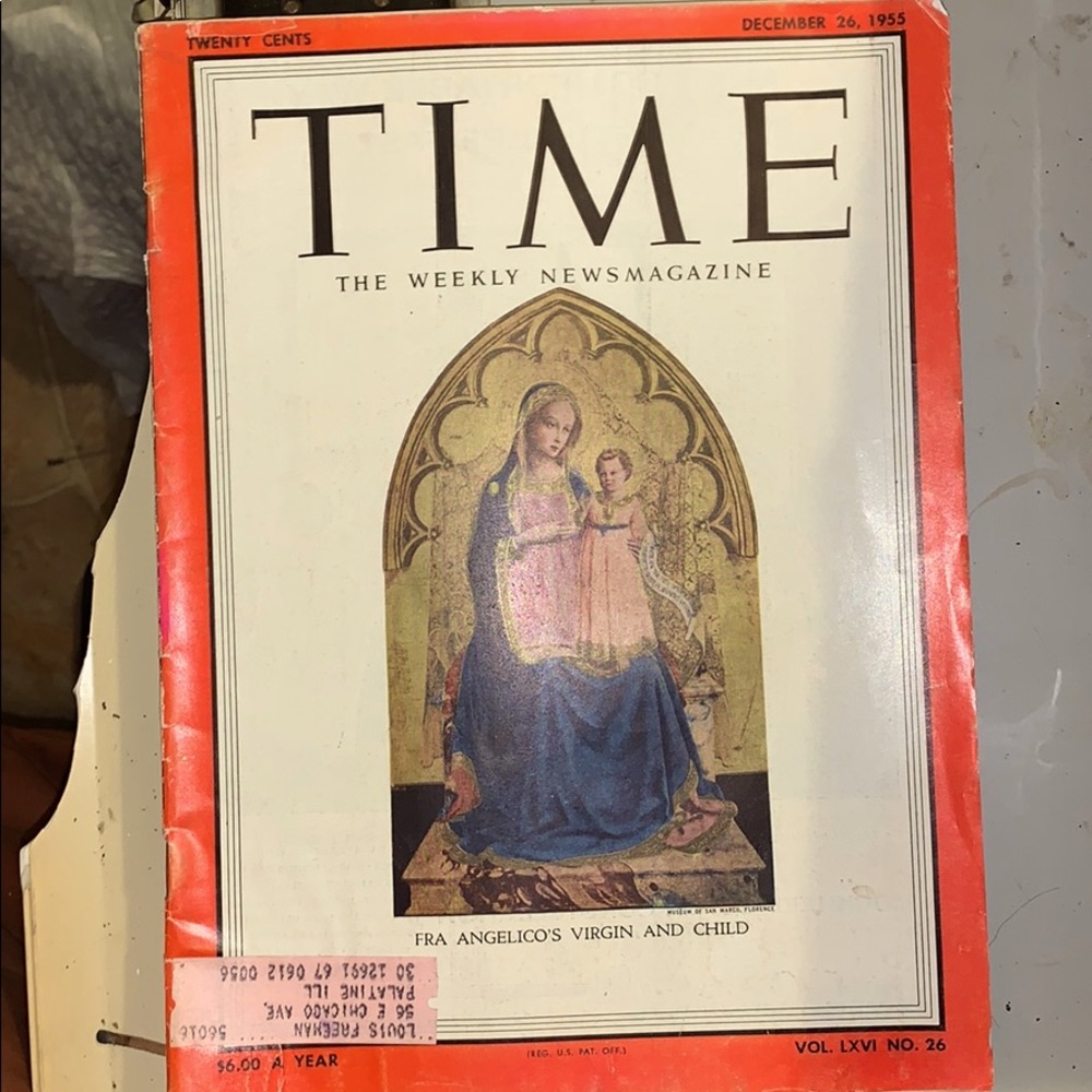 Time magazine December 26,1955